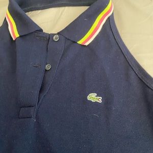Lacoste navy blue top